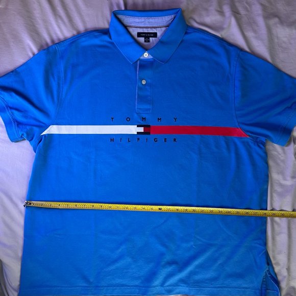 Like New Tommy Hilfiger Polo Blue XXXL 3X - Picture 4 of 4
